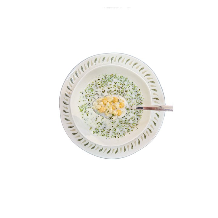 Soğuk Ayran Aşı Çorbası